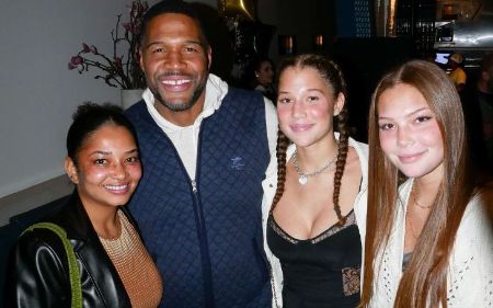 Michael Strahan is a doting father of four kids.
